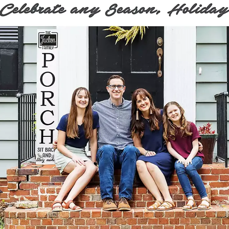 Garden Decor-Kirklands Home Home Chalk Board Two-Sided Porch Board