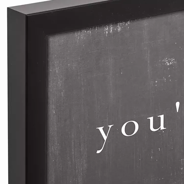 Wall Quotes & Signs-Kirklands Home Welcome at This Table Black Framed Canvas Print