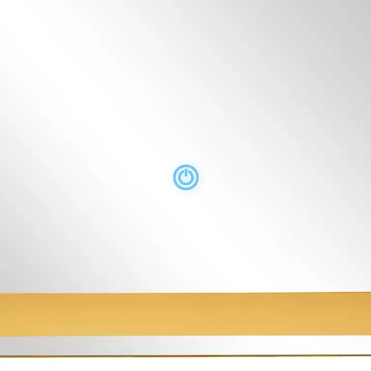 Decorative Mirrors-Kirklands Home Silver Adjustable LED Wall Mirror