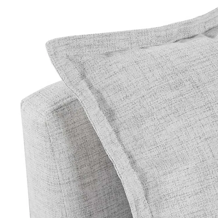 Sofas & Loveseats-Kirklands Home Silver Modular Corner Accent Chair Gray