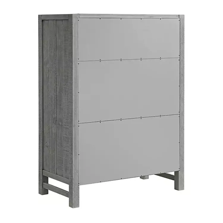 Dressers & Chests-Kirklands Home Arden Wood 5-Drawer Chest Gray