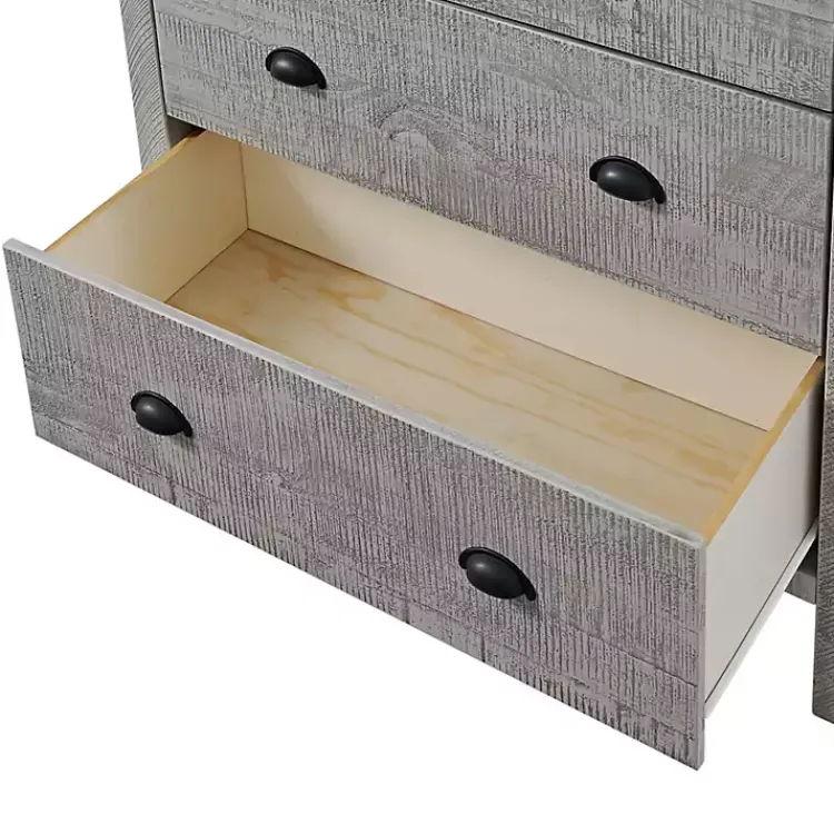 Dressers & Chests-Kirklands Home Arden Wood 5-Drawer Chest Gray