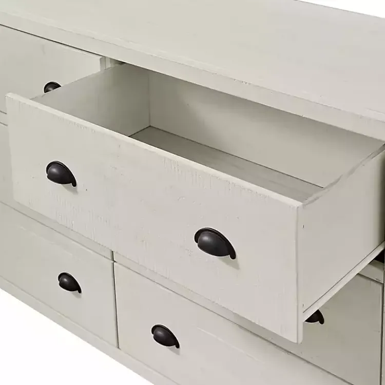 Dressers & Chests-Kirklands Home Arden Wood 6-Drawer Dresser White