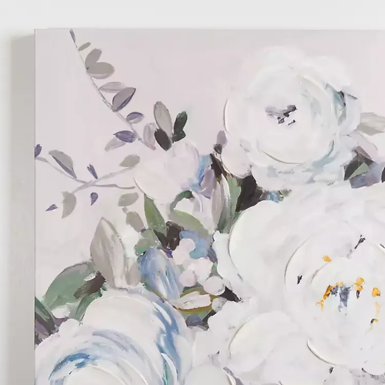 Canvas Art-Kirklands Home Spring Blue Floral Bouquet Canvas Art Print