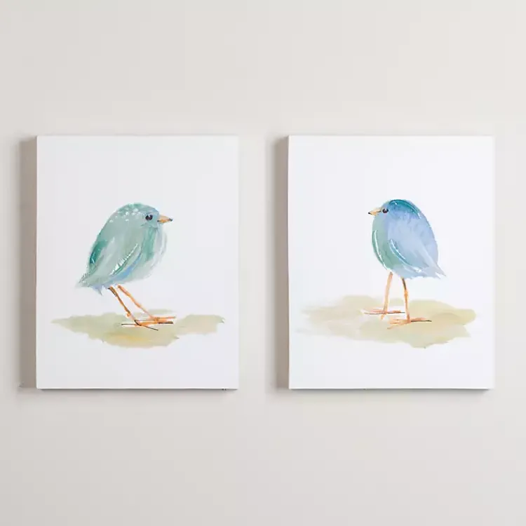 Canvas Art-Kirklands Home Springtime Birds Canvas Art Prints, Set of 2