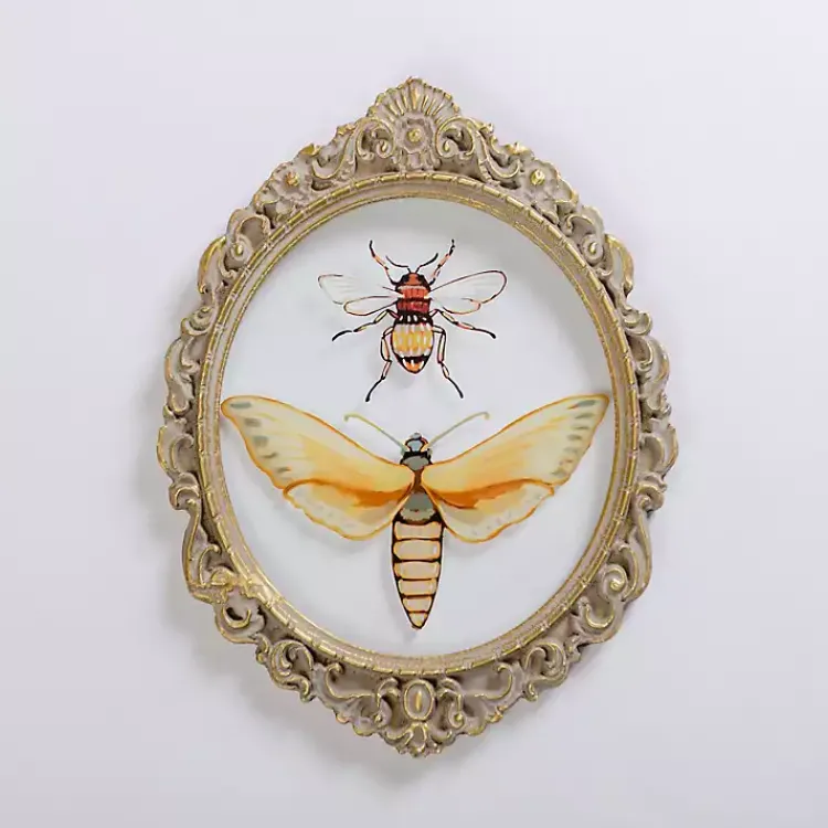 Framed Art-Kirklands Home Bugs on Glass Framed Art Print