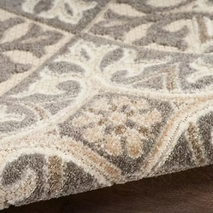 Outdoor Rugs-Kirklands Home Aloha Ivory Geometric Indoor/Outdoor Area Rug, 3x5