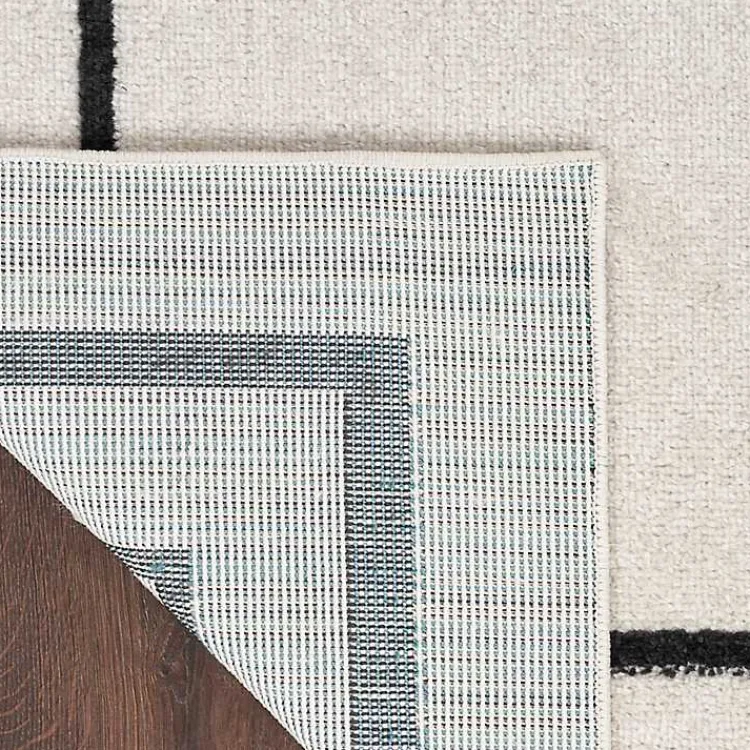 Outdoor Rugs-Kirklands Home Bordered Indoor/Outdoor Area Rug, 5x7 Ivory