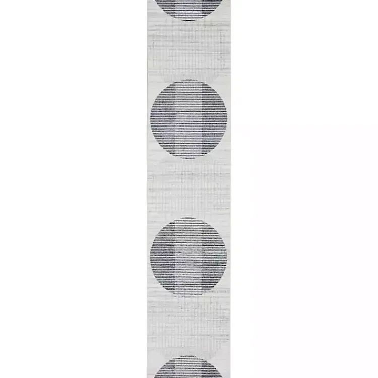 Area Rugs-Kirklands Home Blue Linear Geometric Washable Runner, 2x10
