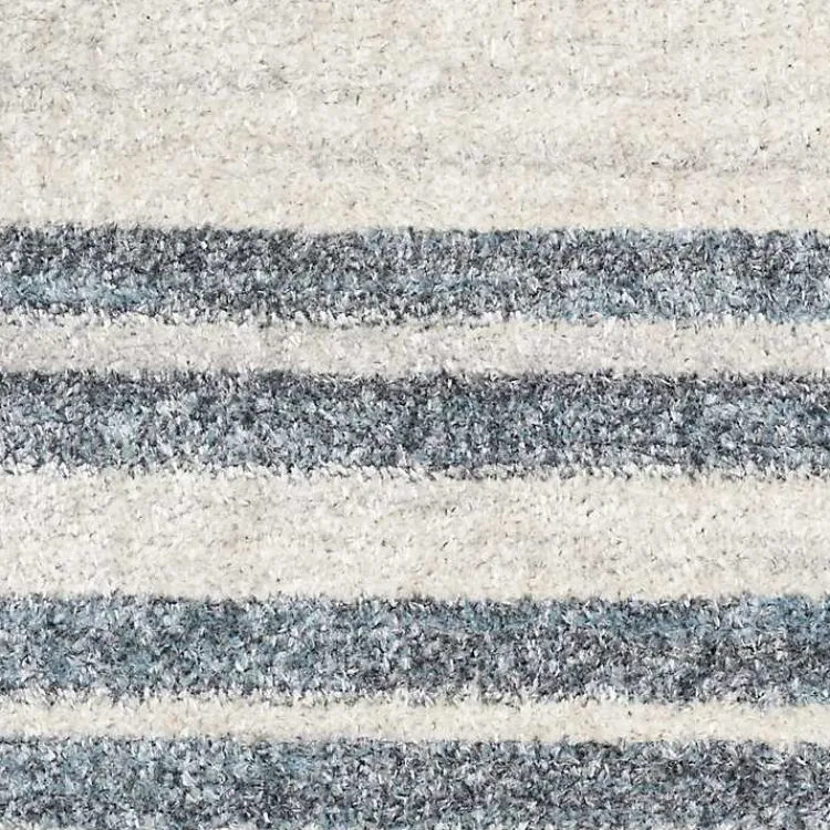 Area Rugs-Kirklands Home Ivory Striated Sphere Washable Area Rug, 7x10