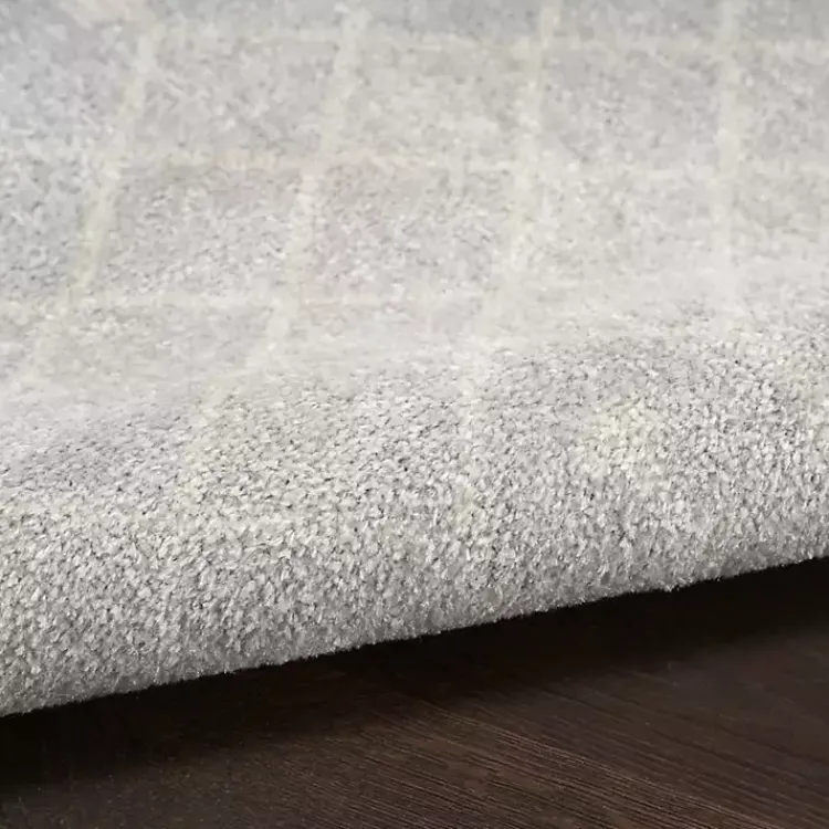 Area Rugs-Kirklands Home Light Moroccan Washable Runner, 2x10 Gray