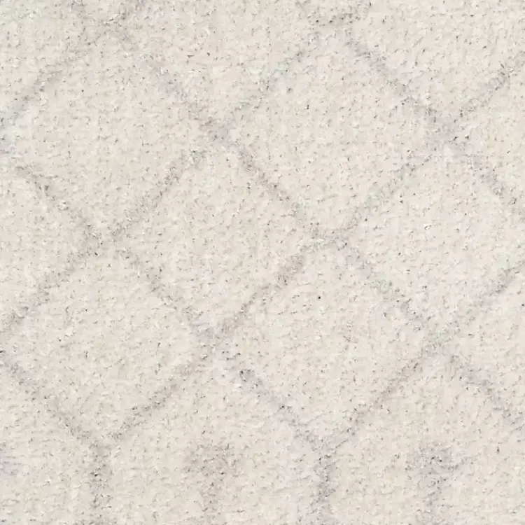 Area Rugs-Kirklands Home Moroccan Washable Runner, 2x8 Ivory