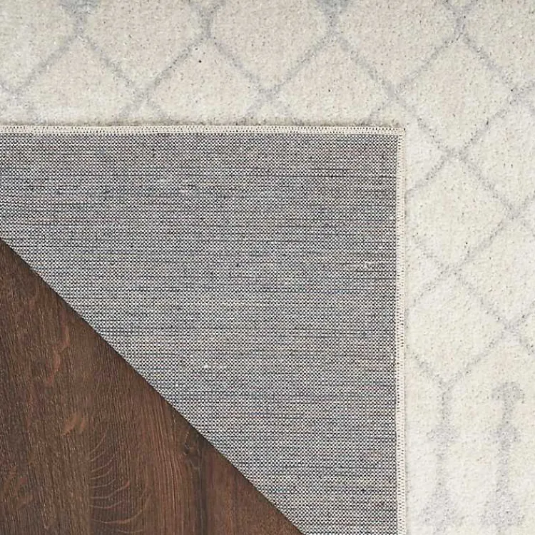 Area Rugs-Kirklands Home Moroccan Washable Area Rug, 7x10 Ivory