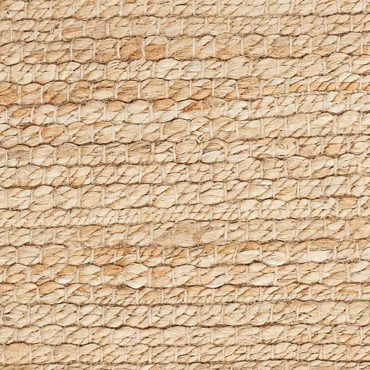Area Rugs-Kirklands Home Natural Bleached Jute Area Rug, 3x5 Tan