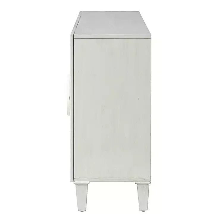 Cabinets & Sideboards-Kirklands Home Dietrich Wood 4-Door Sideboard White