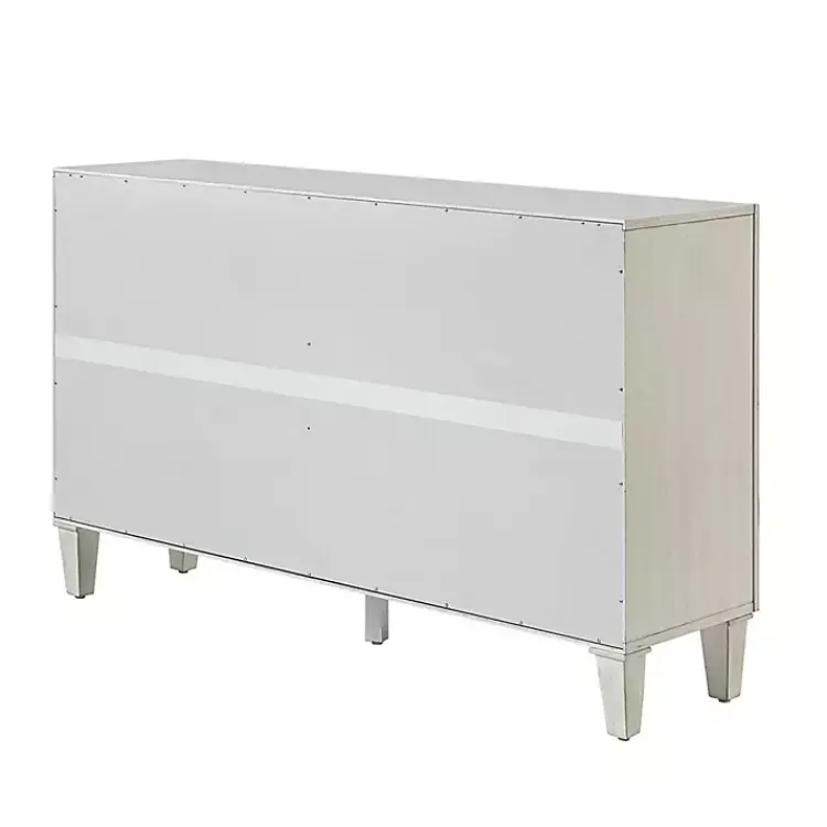 Cabinets & Sideboards-Kirklands Home Dietrich Wood 4-Door Sideboard White
