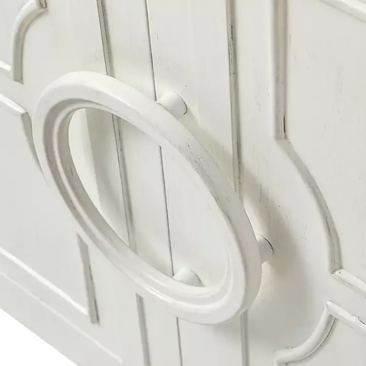 Cabinets & Sideboards-Kirklands Home Dietrich Wood 4-Door Sideboard White