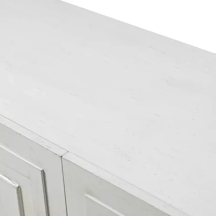 Cabinets & Sideboards-Kirklands Home Dietrich Wood 4-Door Sideboard White