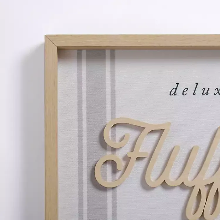 Wall Quotes & Signs-Kirklands Home Fluff and Fold Wood Wall Plaque