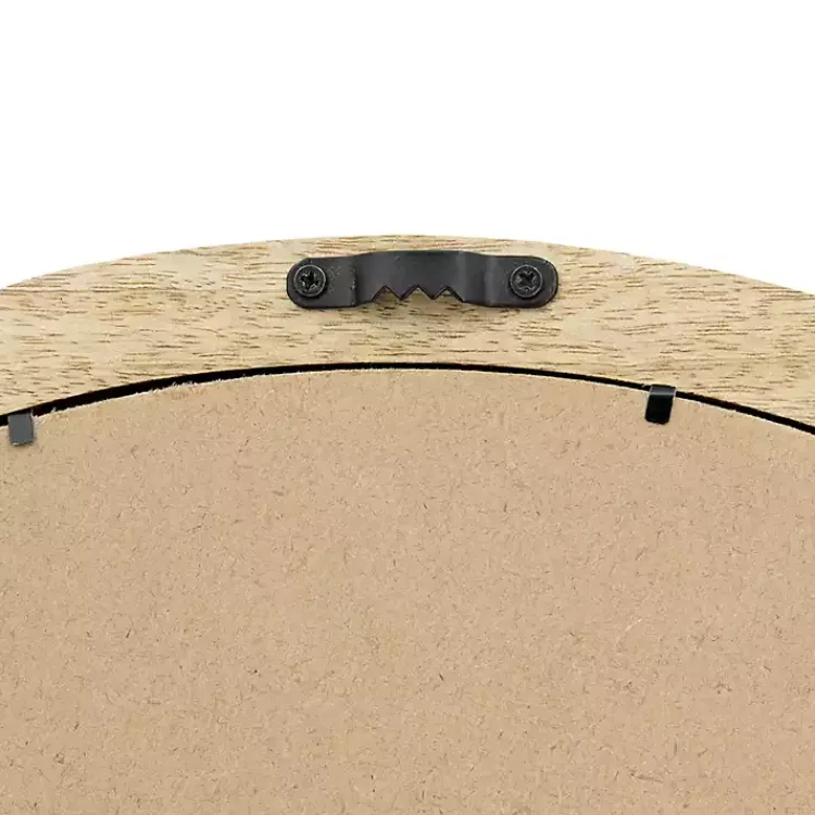 Decorative Mirrors-Kirklands Home Round Mango Wood Wall Mirror