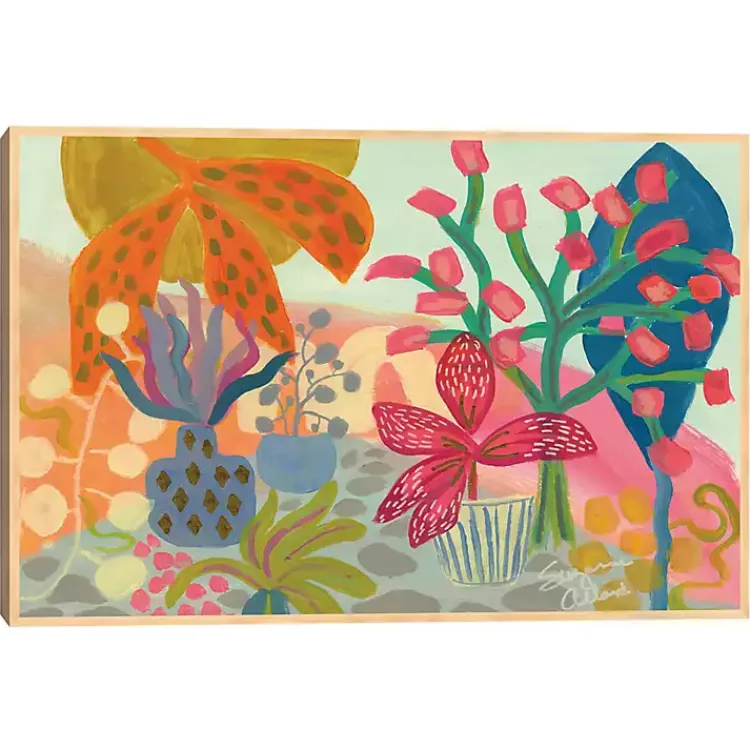 Canvas Art-Kirklands Home On the Veranda Framed Canvas Art Print Multi