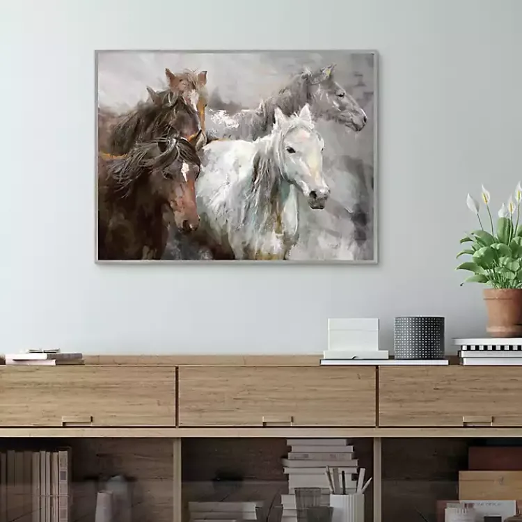 Framed Art-Kirklands Home Wild Ride Framed Canvas Art Print