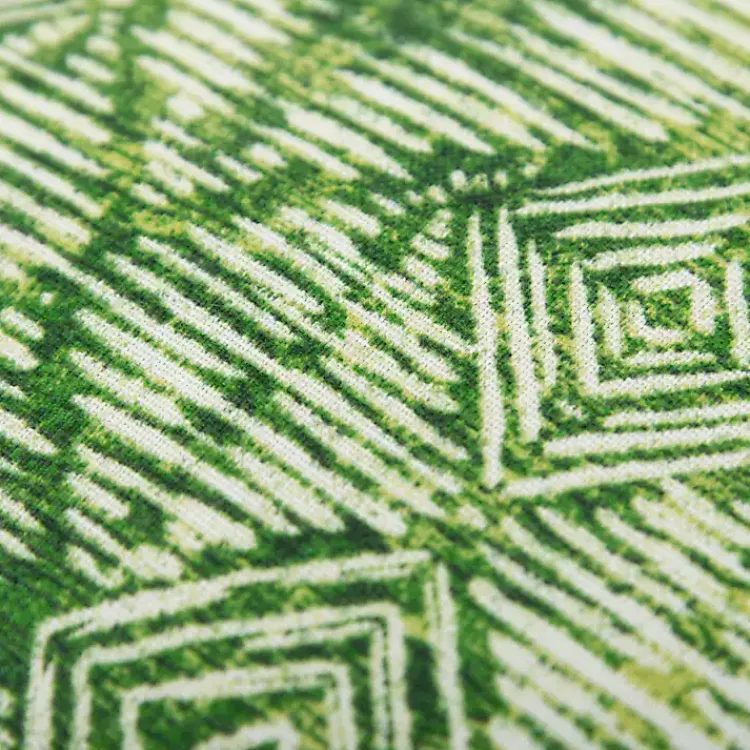 Outdoor Cushions & Pillows-Kirklands Home Geometric Diamonds Outdoor Pillow, 22 in. Green