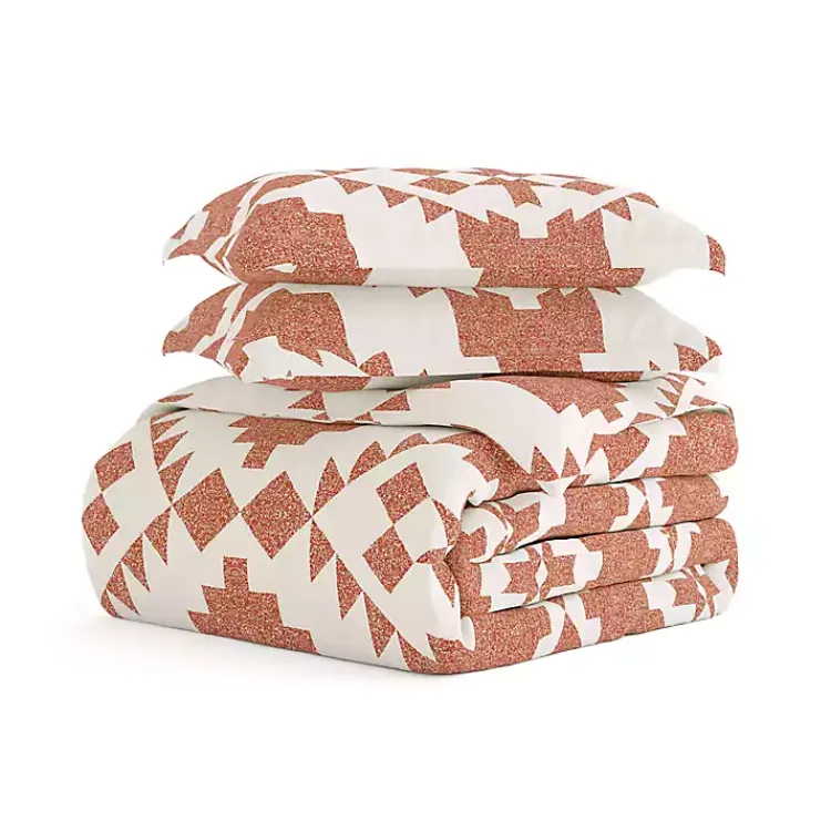 Duvets-Kirklands Home Clay Adobe Diamond 2-pc. Twin Duvet Cover Set