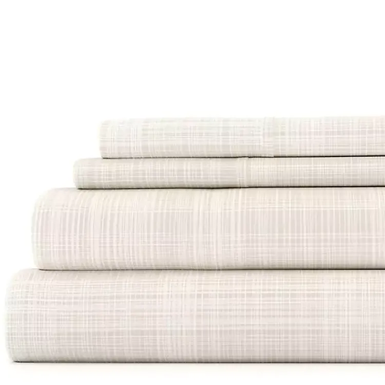 Bed Sheets-Kirklands Home Soft Thatch 3-pc. Twin Sheet Set Tan