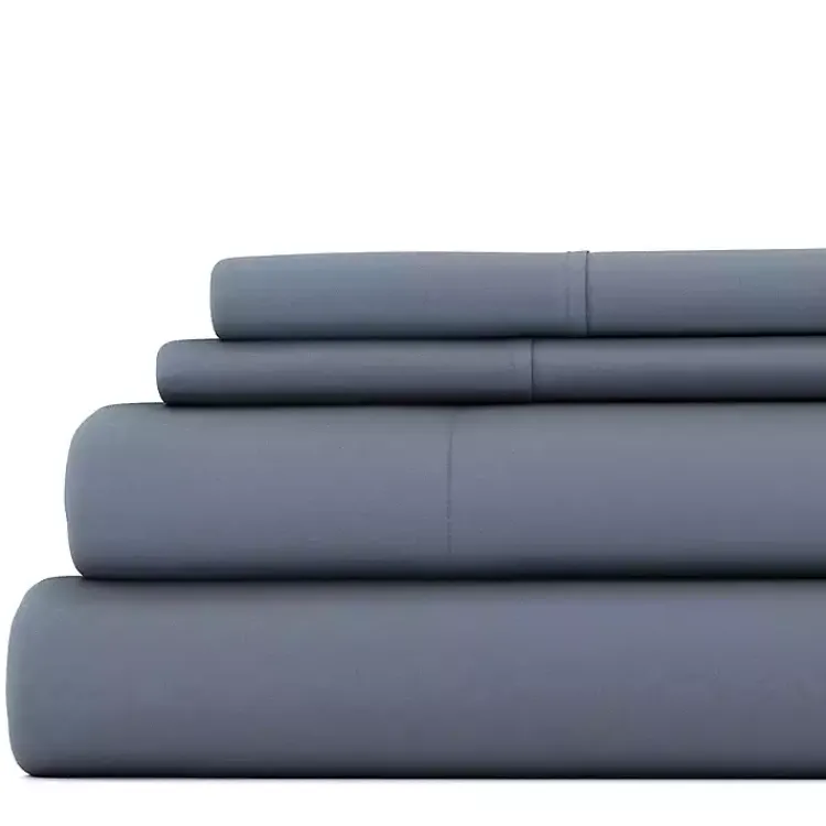 Bed Sheets-Kirklands Home Stone Ultra Soft 4-pc. Full Sheet Set Gray