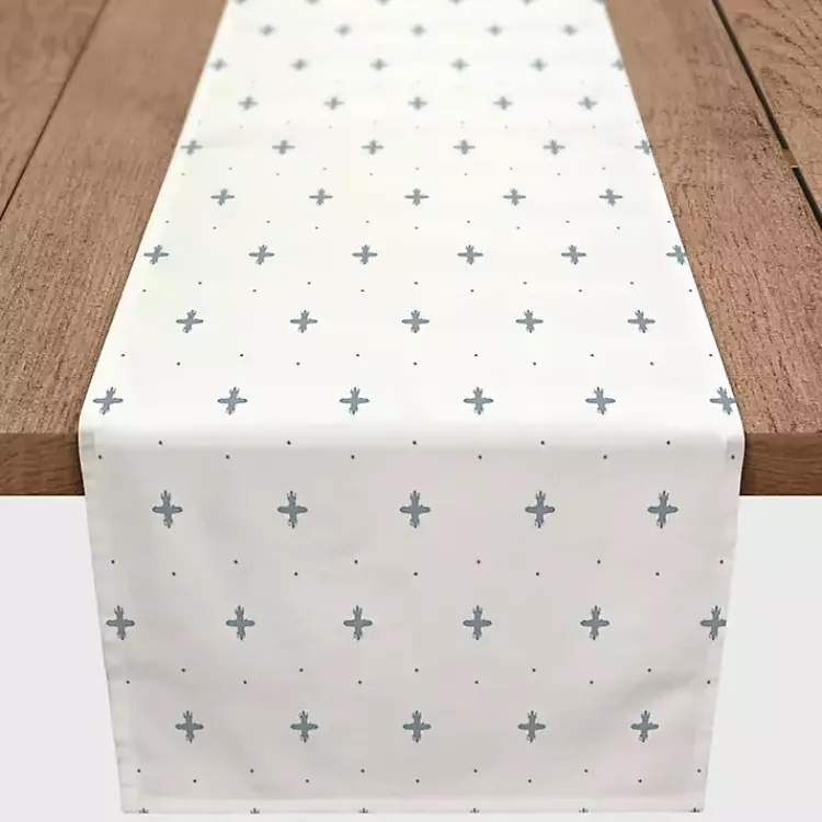 Table Linens-Kirklands Home Blue French Country Table Runner, 90 in.