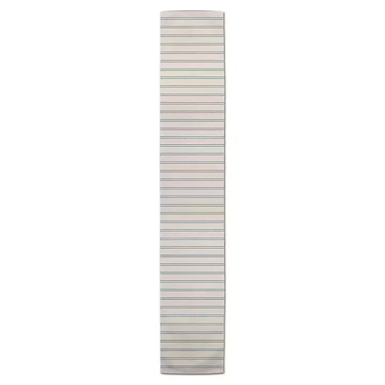 Table Linens-Kirklands Home Blue and Cream Country Stripe Table Runner, 72 in.