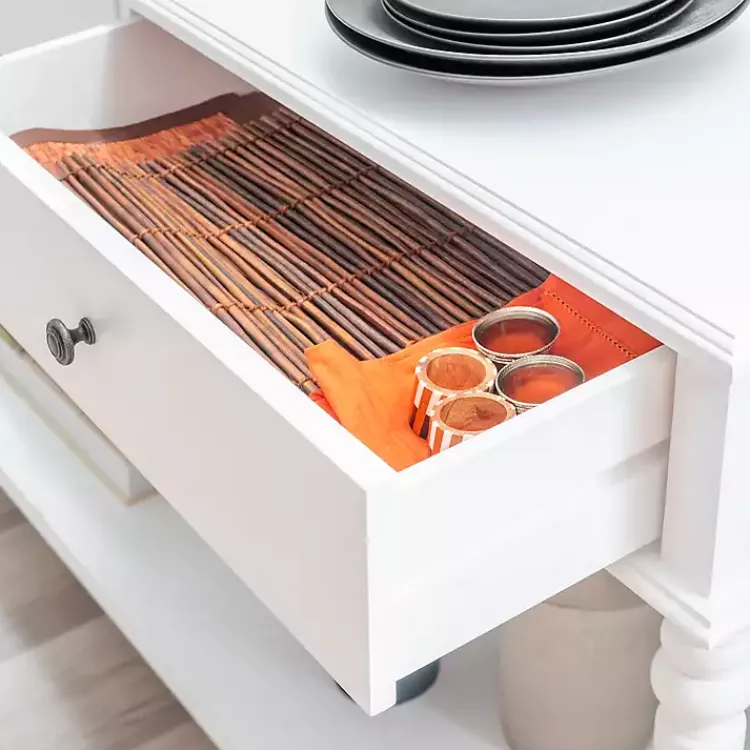 Console Tables-Kirklands Home McGhie 2-Drawer Console Table White