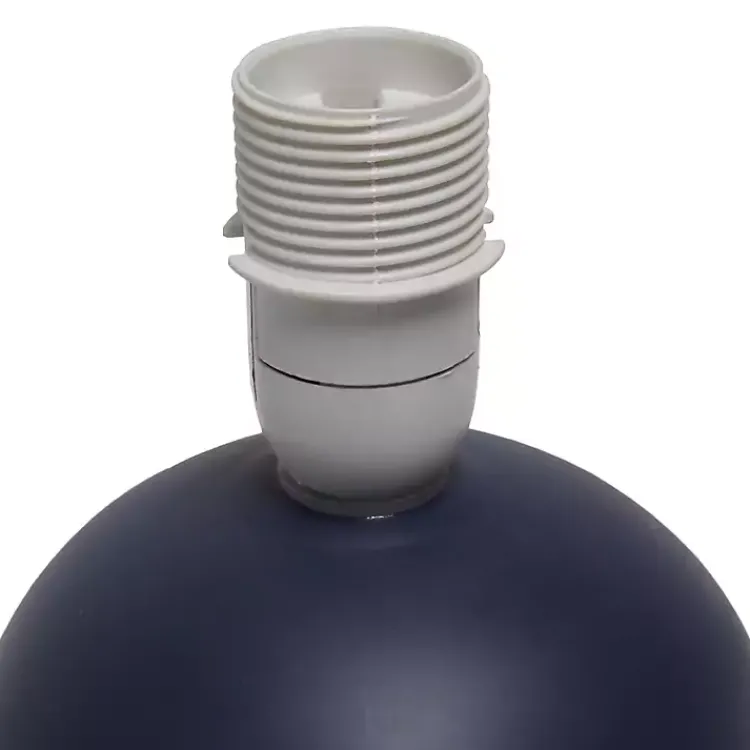 Table Lamps-Kirklands Home Petite Orb Ceramic Table Lamp Blue
