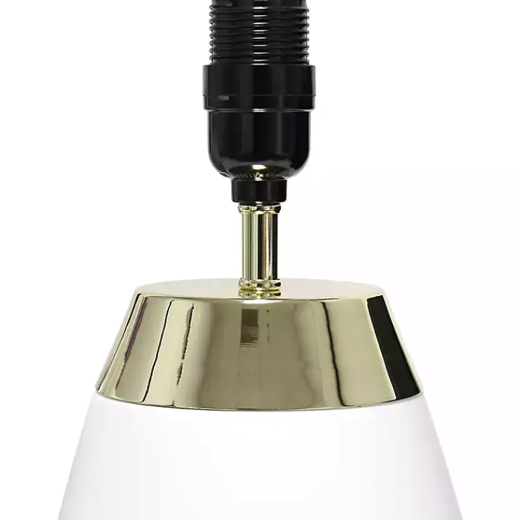 Table Lamps-Kirklands Home and Metallic Gold 4-Touch Table Lamp White