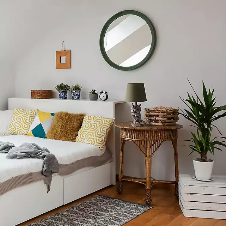 Table Lamps-Kirklands Home Brown Owl and Shade Table Lamp Green