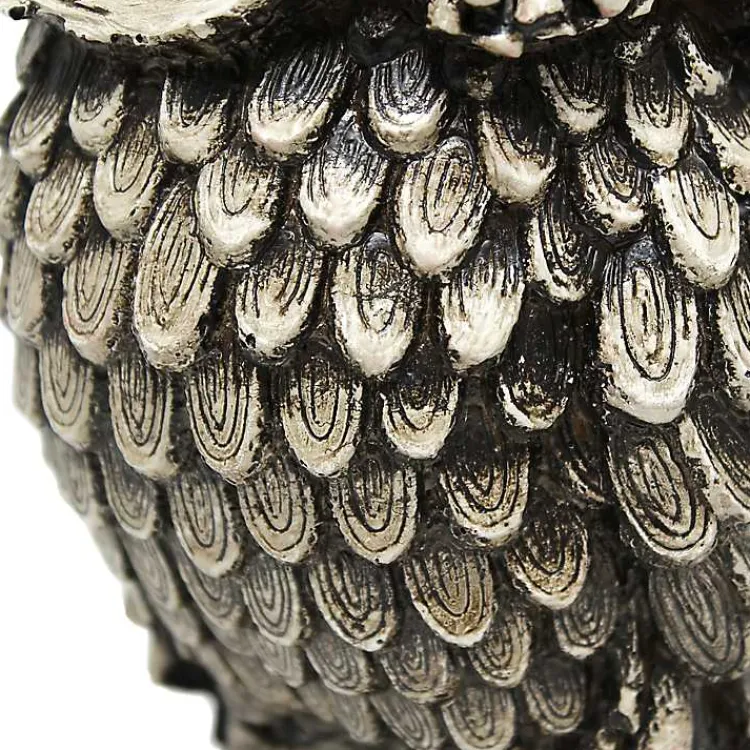 Table Lamps-Kirklands Home Brown Owl and Shade Table Lamp White