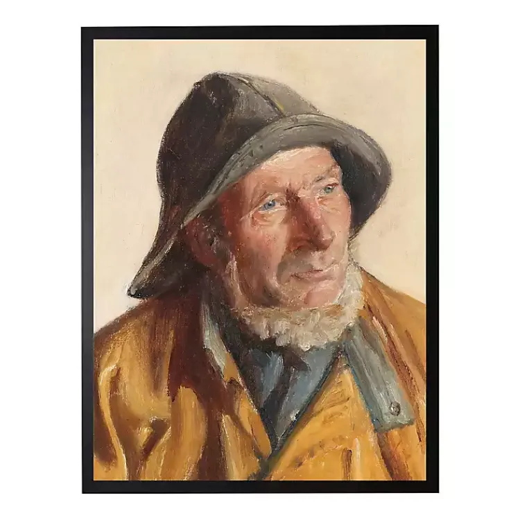 Framed Art-Kirklands Home Sea Captain Portrait Framed Art Print