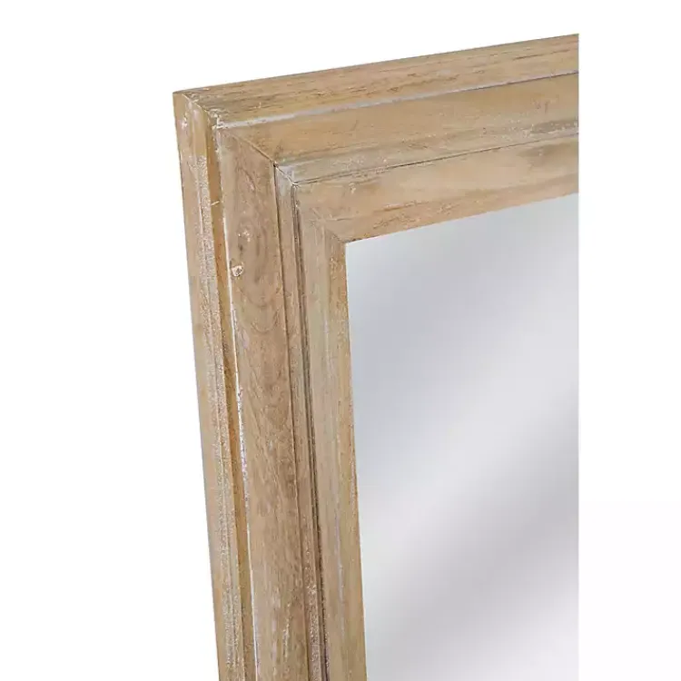 Decorative Mirrors-Kirklands Home Rustic Mango Wood Mirror