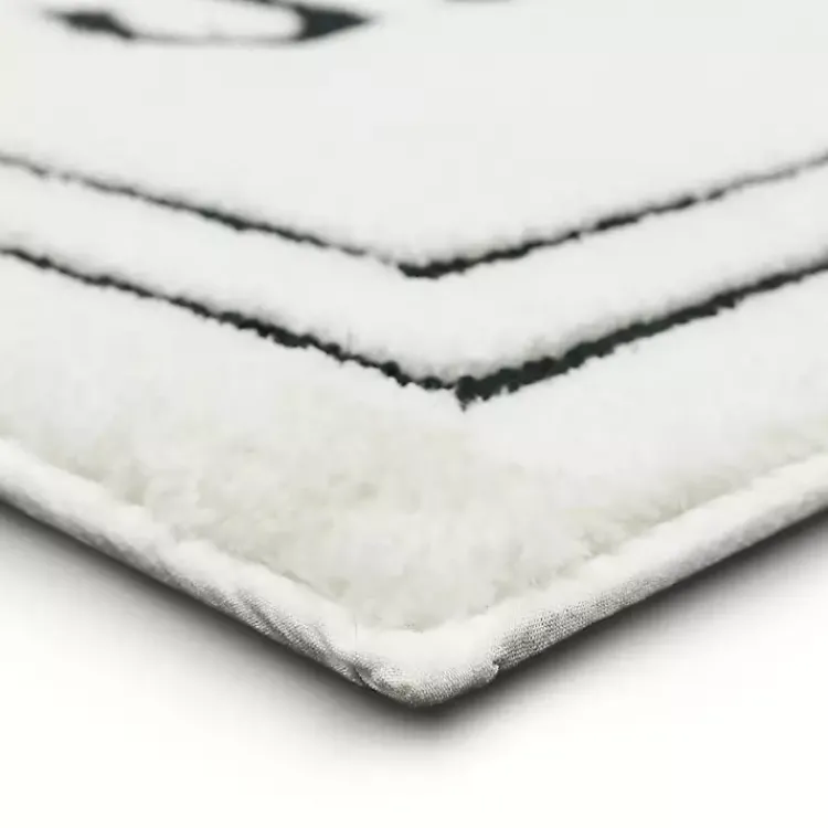 Bathroom Rugs-Kirklands Home & Black White