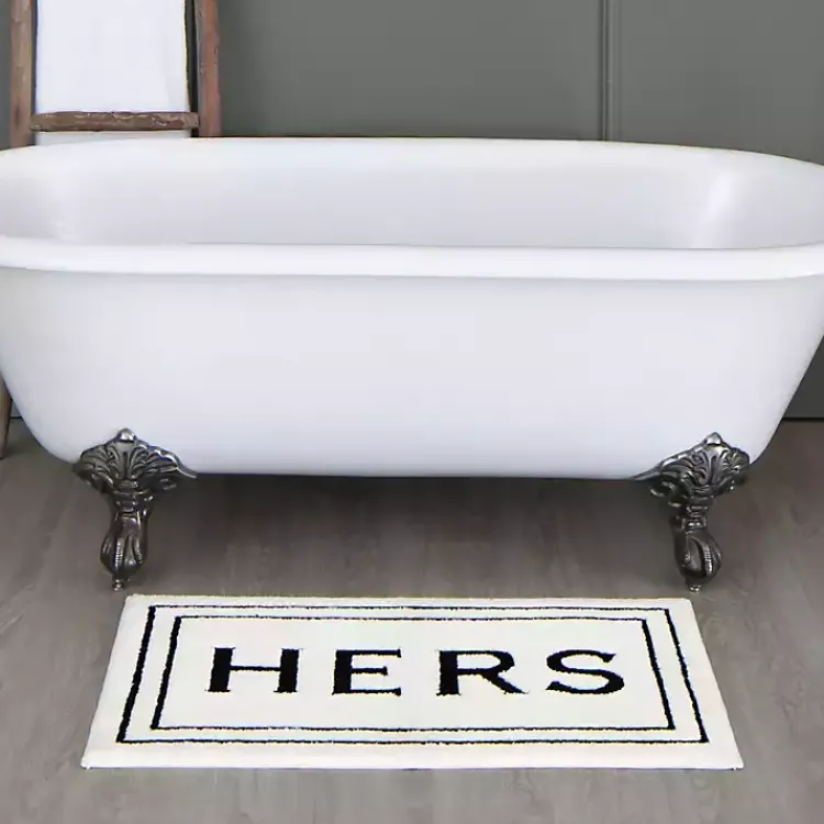 Bathroom Rugs-Kirklands Home & Black White