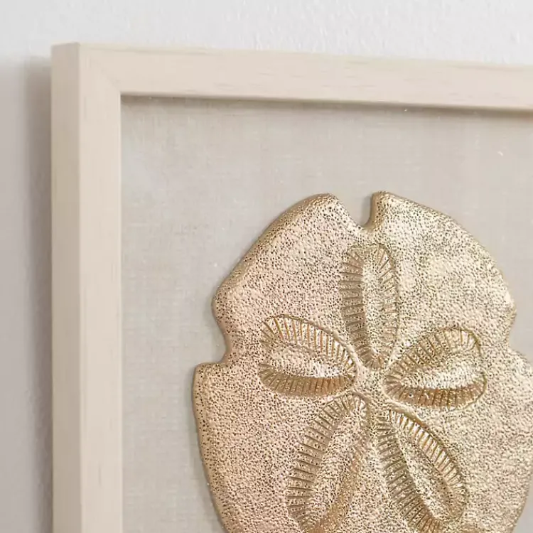 Wall Plaques-Kirklands Home Ivory and Gold Shell Shadow Wall Plaques, Set of 3