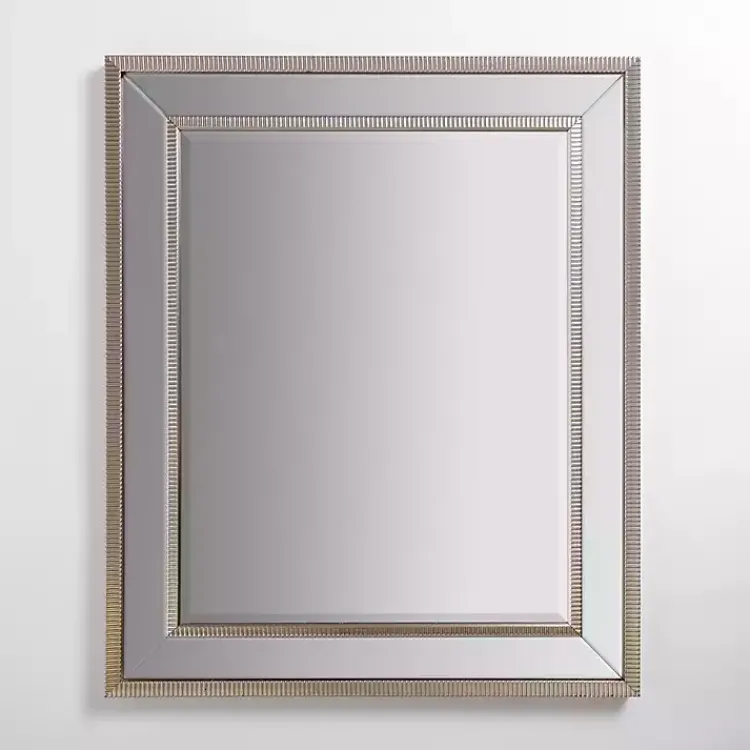 Decorative Mirrors-Kirklands Home Luxe Silver Wall Mirror, 35 in.