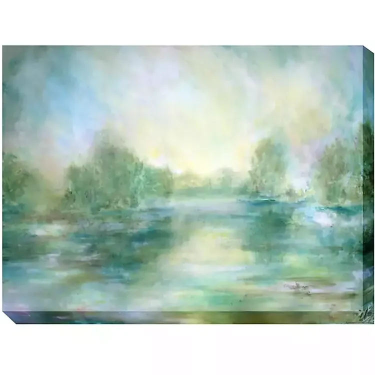 Outdoor Wall Decor-Kirklands Home Lake View Outdoor Canvas Art Print