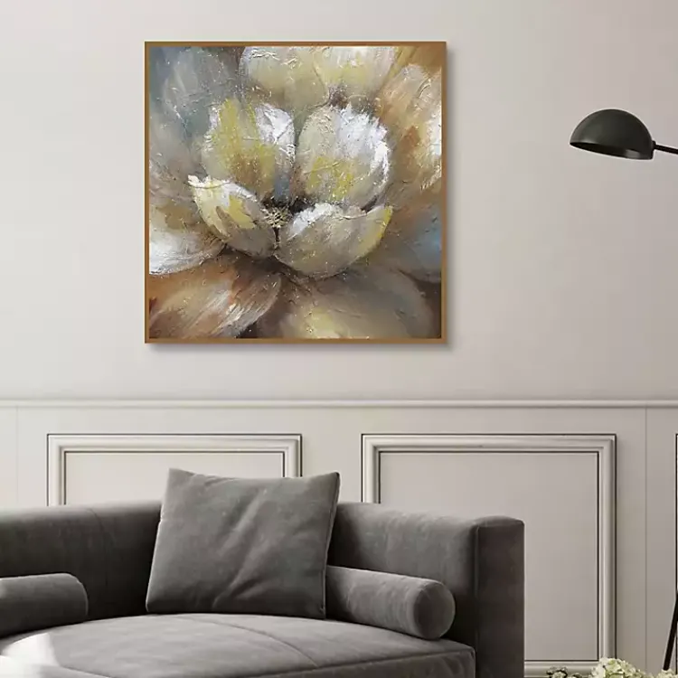 Framed Art-Kirklands Home Blooming Framed Art Print Brown