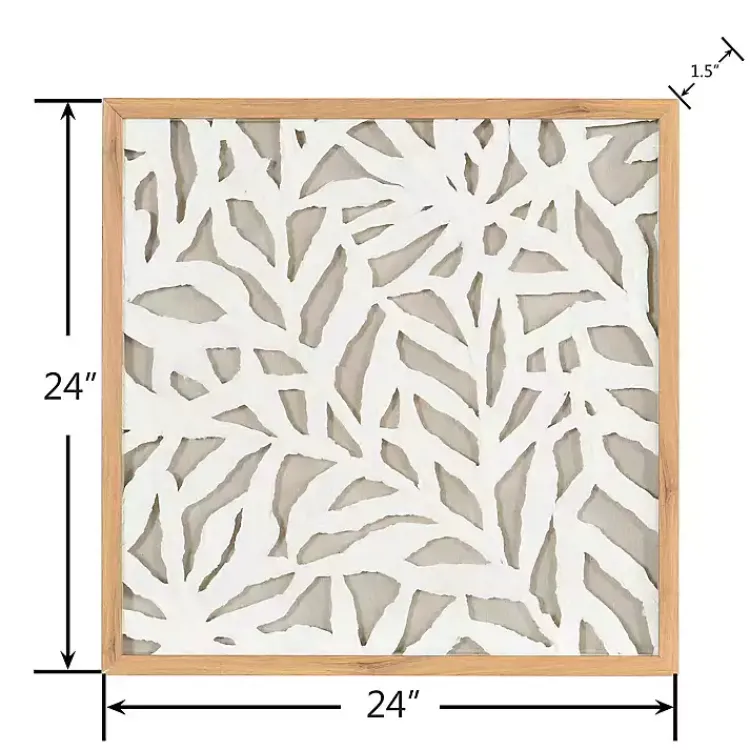 Wall Plaques-Kirklands Home Palm Leaf I Shadowbox Wall Plaque