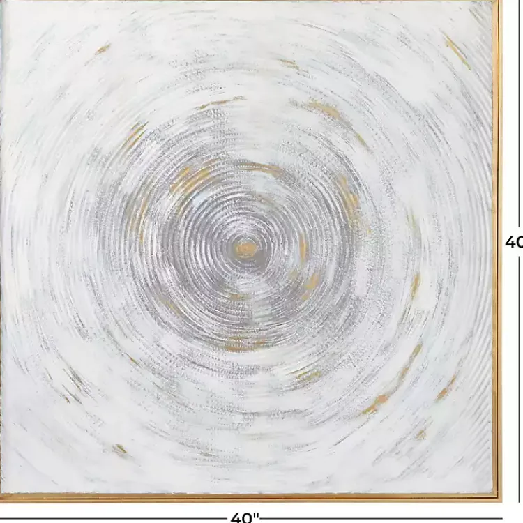 Wall Plaques-Kirklands Home Gray Abstract Swirl Metal Wall Plaque