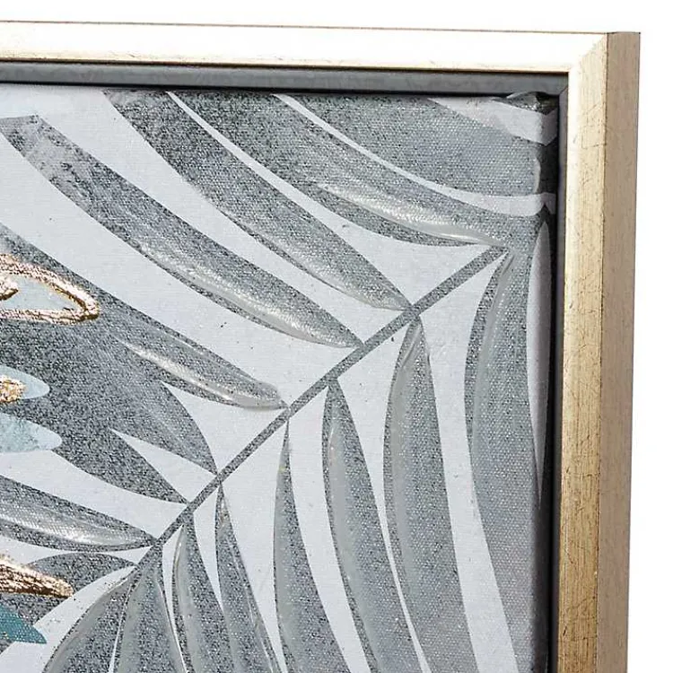 Canvas Art-Kirklands Home Coastal Palms Framed Canvas Art Print