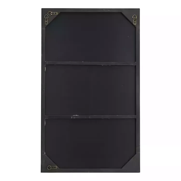 Framed Mirrors-Kirklands Home Gold Wood Rectangular Wall Mirror, 24x40 in.