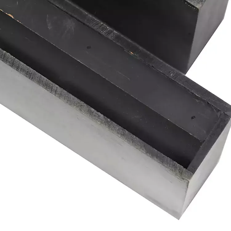 Shelves-Kirklands Home Wood Floating Shelves, Set of 3 Black